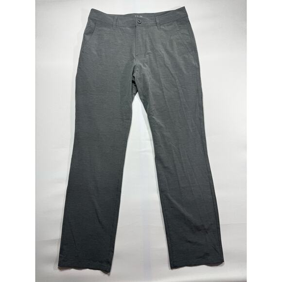 HUK Performance Fishing Men's Lightweight Straight Leg Gray Pants - Size 34x31.5 - Picture 1 of 5